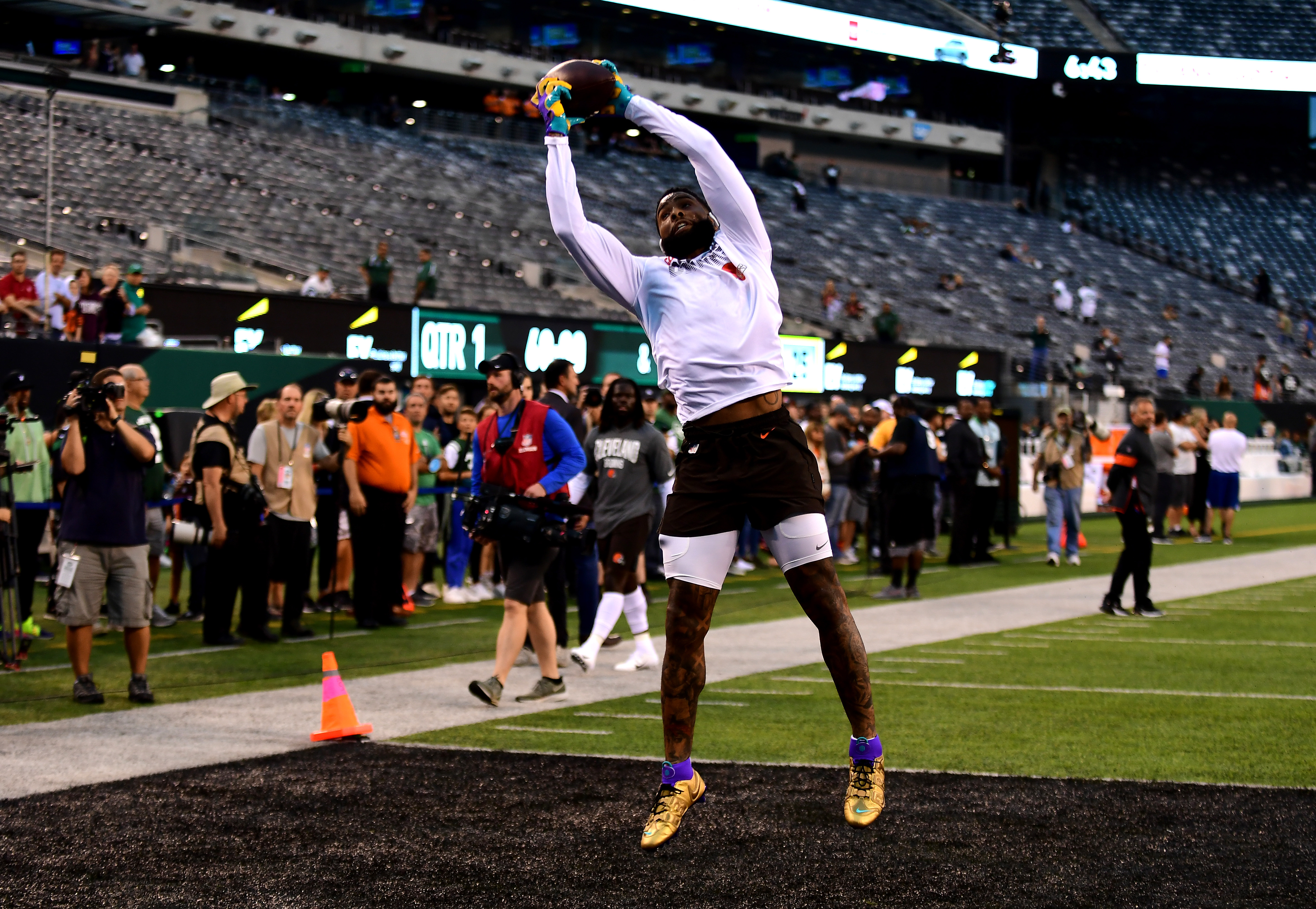 Odell Beckham Jr. Wore a $350,000 Designer Watch on the Field