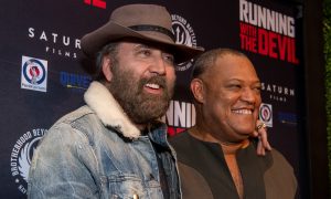 Nicolas Cage Arrives Unrecognizable at New Movie Premiere