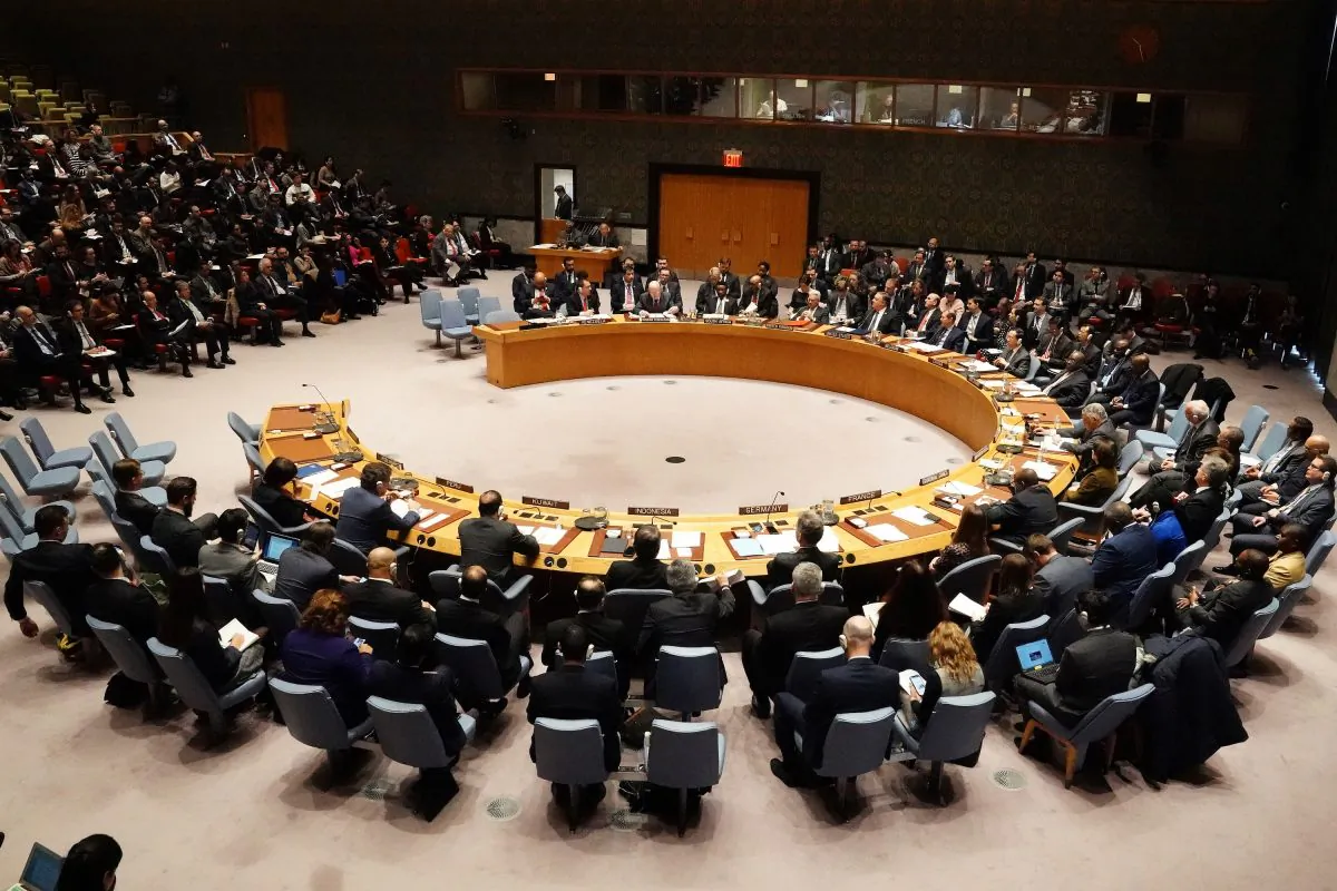 The United Nations Security Council meets in the Manhattan borough of New York City, New York, U.S. on Jan. 26, 2019. (Carlo Allegri/Reuters)