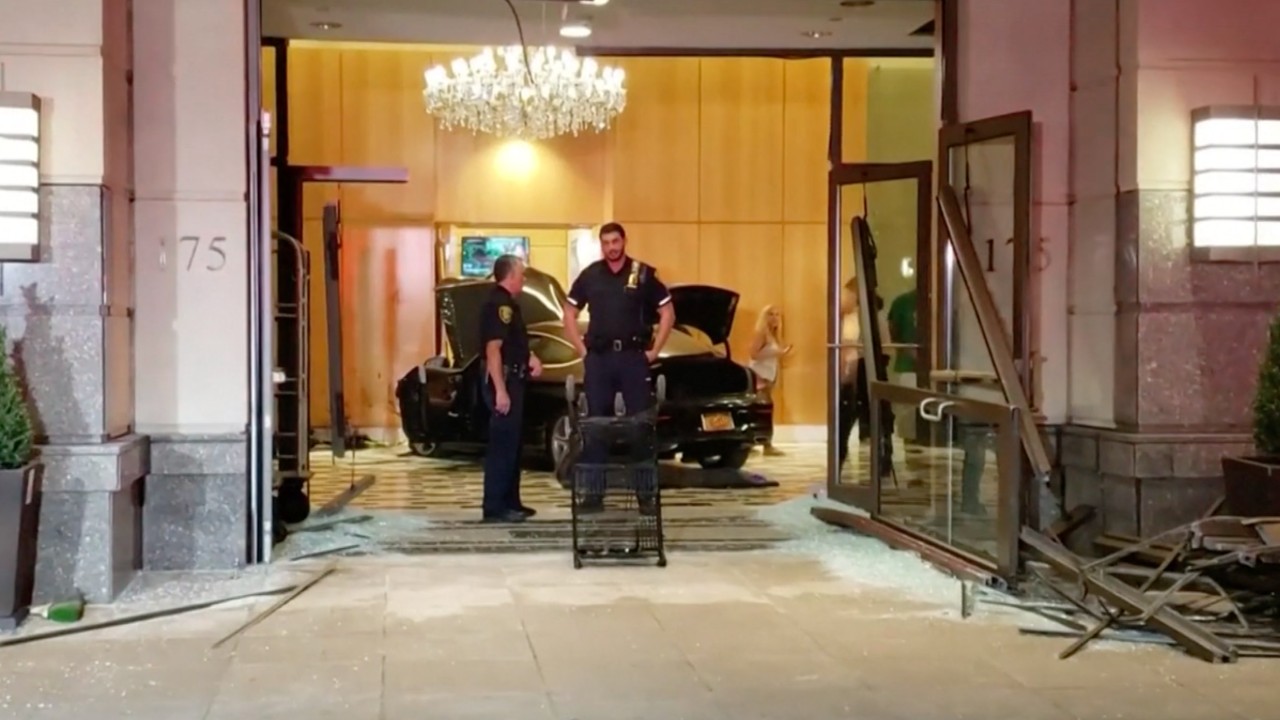 Trump plaza crash