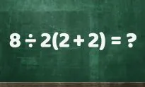 This Math Equation Has Many Scratching Their Heads, Can You Solve It?