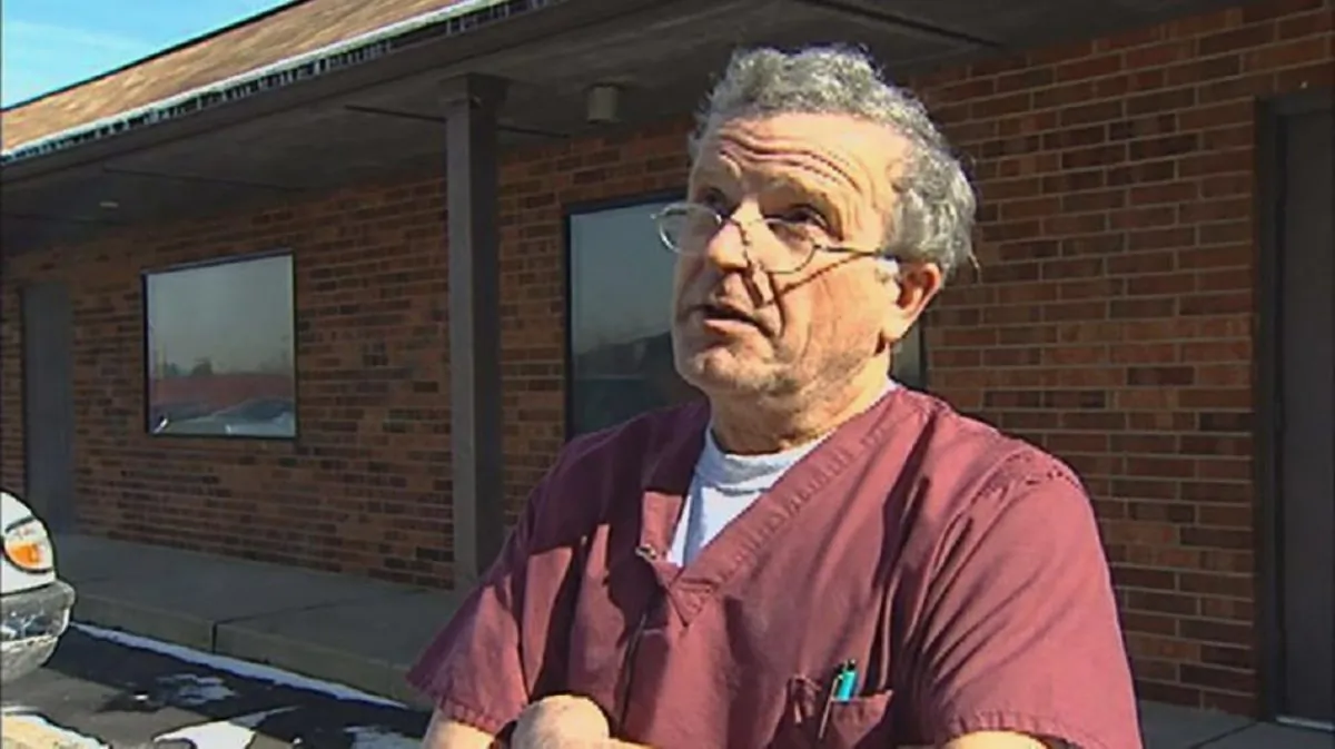 An image made from a Dec. 1, 2015, video shows Ulrich Klopfer in South Bend, Ind. (WNDU-TV via AP)