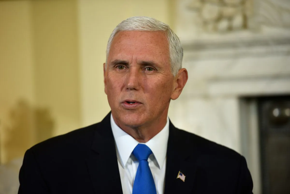 Vice President Mike Pence in a Sept. 5, 2019, file photograph. (Peter Summers/Pool via Reuters)
