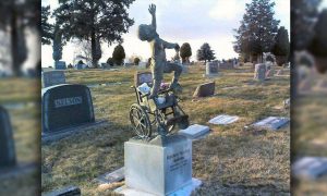 Dad Turns Disabled Son's Tombstone Into a Touching Masterpiece