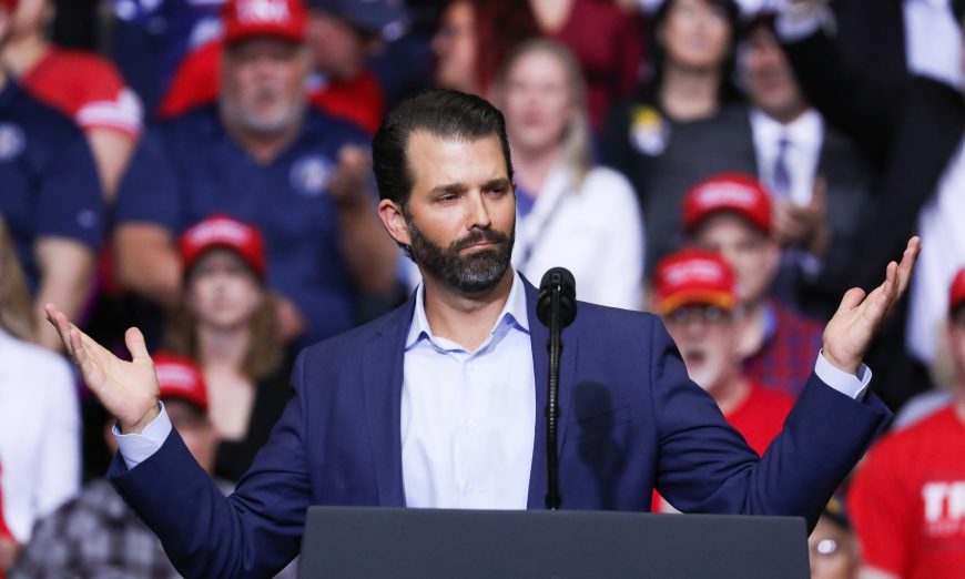 Trump Jr. urges Australian Home Affairs Minister to prioritize free speech.