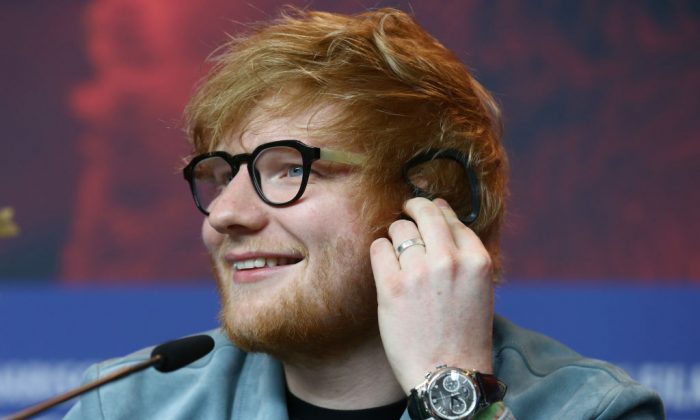  Ed Sheeran at the 68th Berlinale International Film Festival Berlin  in Berlin, Germany on Feb. 23, 2018.  (Thomas Niedermueller/Getty Images)