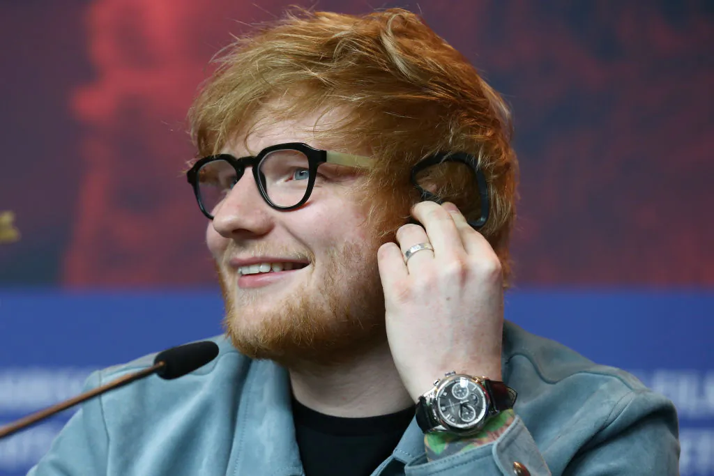 Ed Sheeran at the 68th Berlinale International Film Festival Berlin in Berlin, Germany on Feb. 23, 2018. (Thomas Niedermueller/Getty Images)
