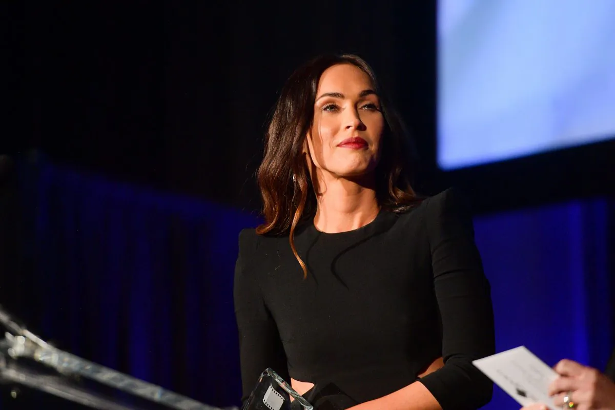 Megan Fox and Anna Behlmer attend the 55th Annual Cinema Audio Society Awards at InterContinental Los Angeles Downtown in Los Angeles on Feb. 16, 2019. (Matt Winkelmeyer/Getty Images)