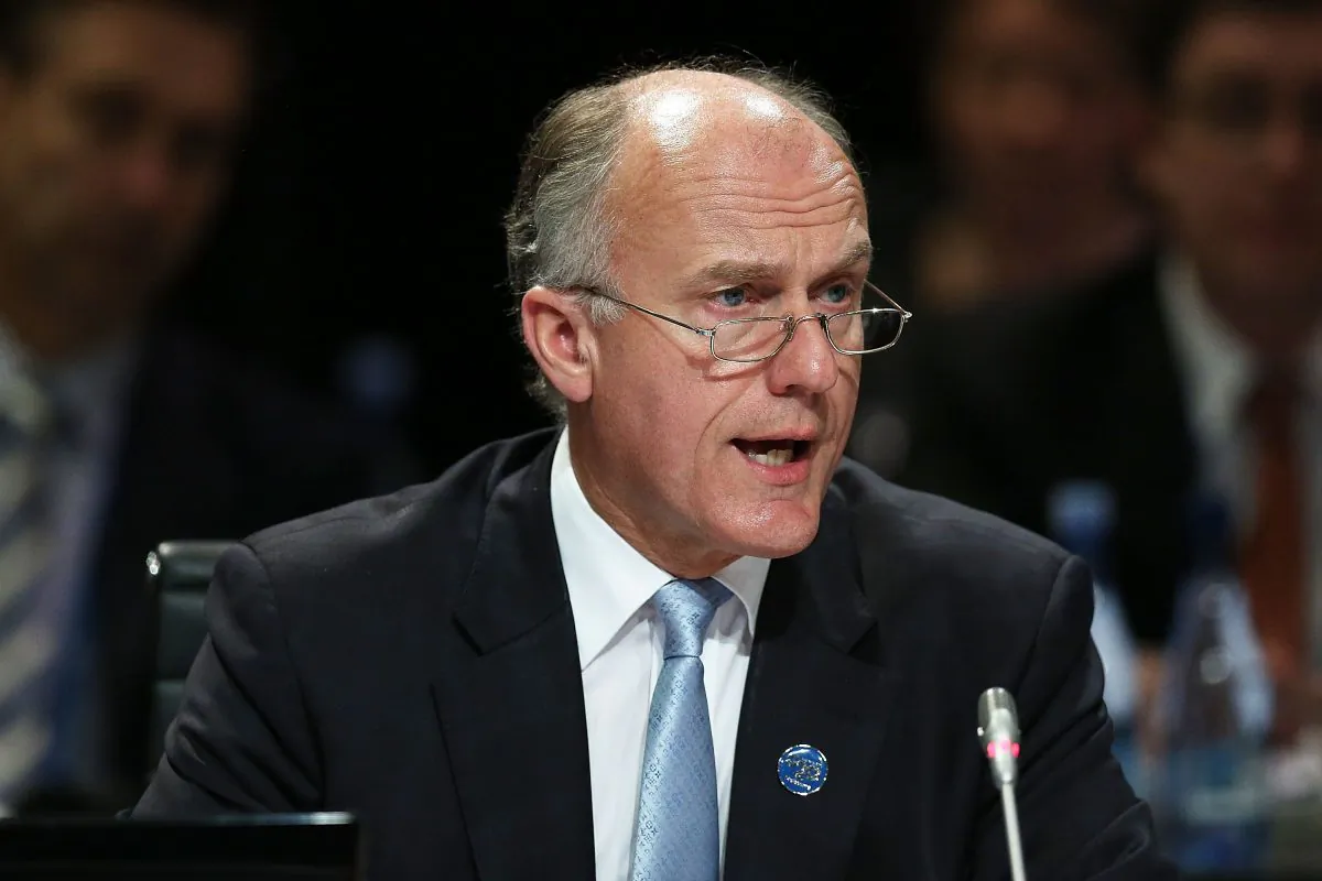 Federal Senator Eric Abetz in Melbourne, Australia, on Sept. 10, 2014. (Graham Denholm/Getty Images)