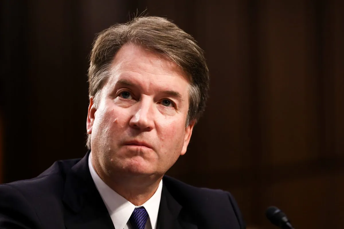 Supreme Court Justice Brett Kavanaugh at his confirmation hearing to serve as associate justice on the Supreme Court at the Capitol in Washington on Sept. 4, 2018. (Samira Bouaou/The Epoch Times)