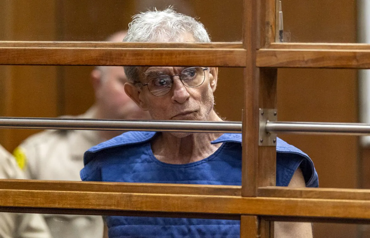 Ed Buck appears in Los Angeles Superior Court in Calif. on Sept. 19, 2019. (Damian Dovarganes/AP Photo)