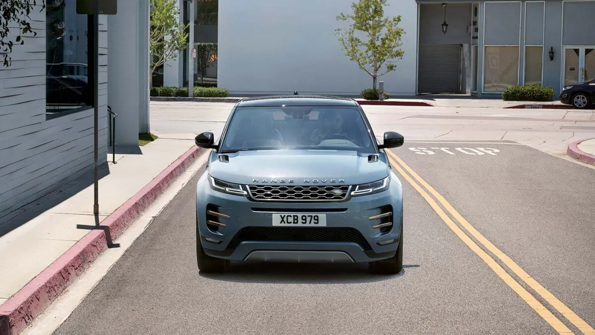 2020 Range Rover Evoque in Nolita Grey. (Courtesy of Land Rover)