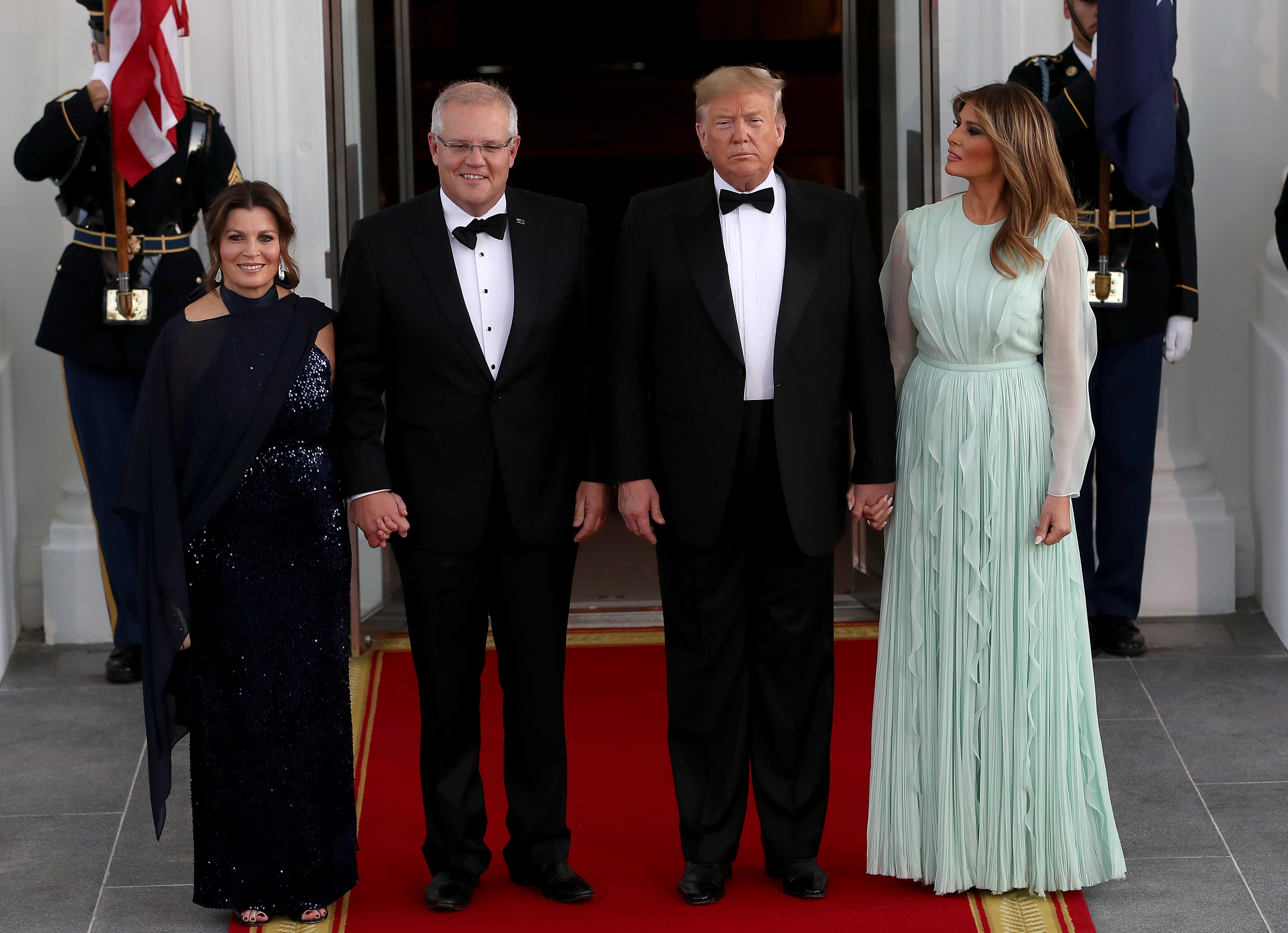 President Trump Welcomes Australian Prime Minister Scott Morrison To The Washington On State Visit