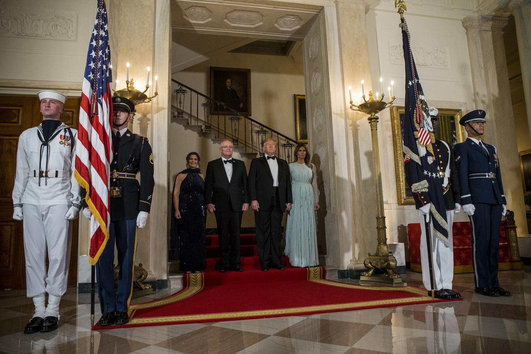 President Trump Welcomes Australian Prime Minister Scott Morrison To The Washington On State Visit