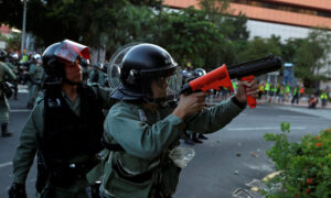 Hong Kong Police Fire Tear Gas, Storm Shopping Mall, After Protesters Gather