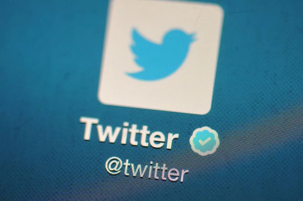 In this photo illustration, the Twitter logo is displayed on a mobile device in London, England on Nov. 7, 2013. (Bethany Clarke/Getty Images)
