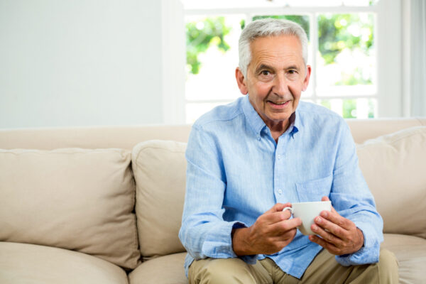 Portrait of smiling senior