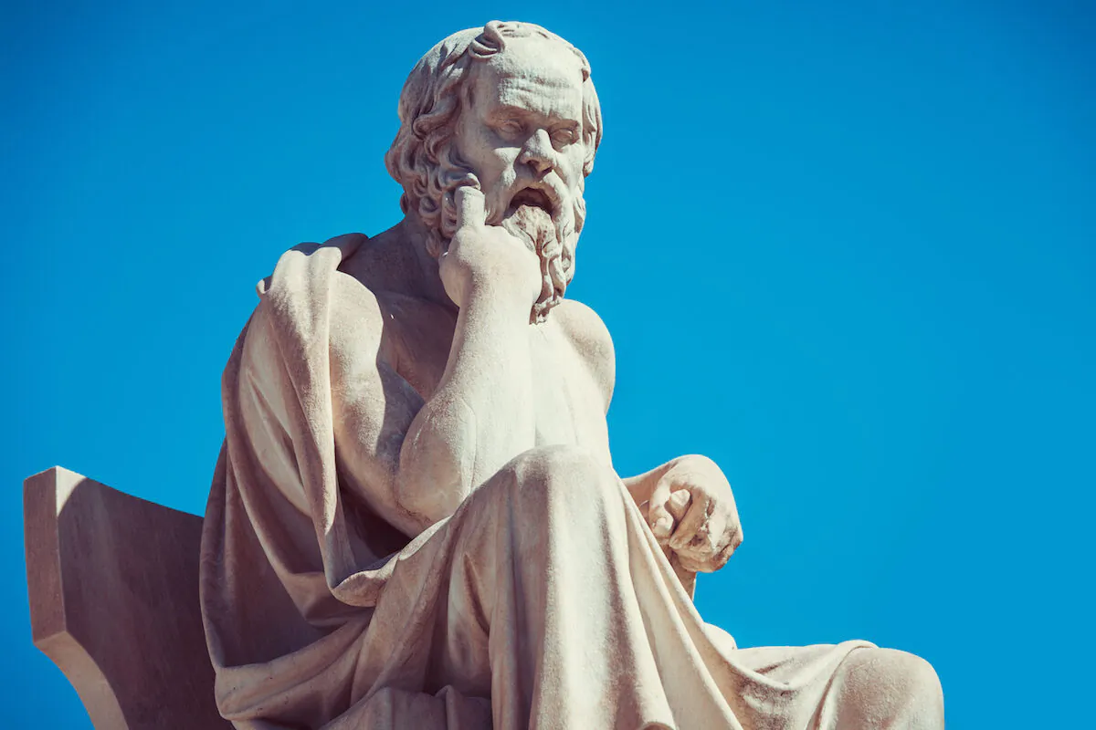 Statue of Socrates in front of the University of Athens in Greece. (anastasios71 /Shutterstock)