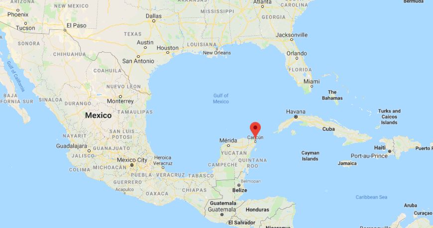 cancun mexico on map Kidnapped Police Commander Found Beheaded In Cancun Mexico Reports cancun mexico on map