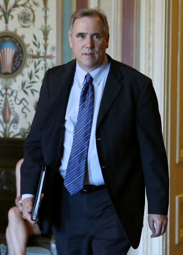 Democratic Sen. Jeff Merkley of Oregon at the Capitol on Aug. 1, 2019. (Mark Wilson/Getty Images)