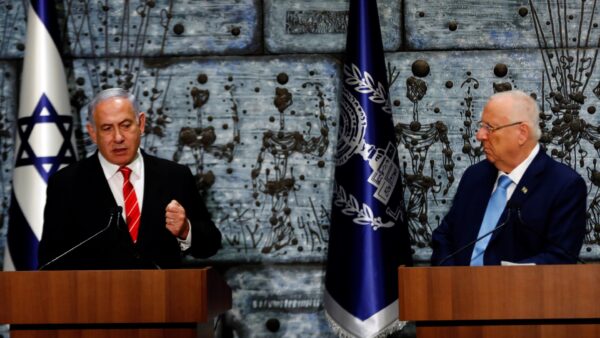 Israeli President Reuven Rivlin and Prime Minister Benjamin Netanyahu