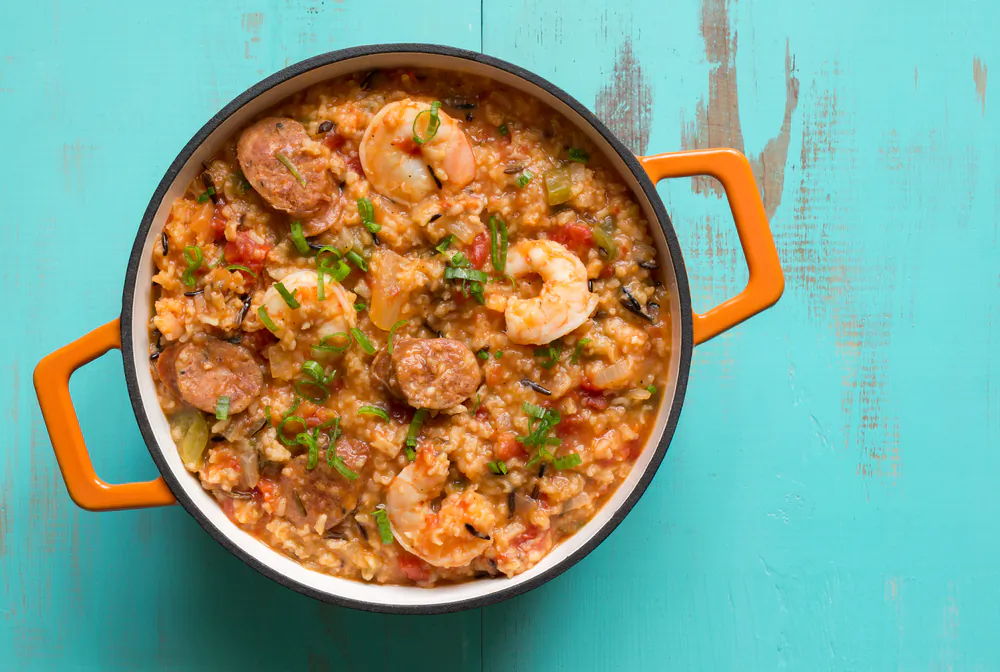 Shrimp and sausage jambalaya. (Shutterstock)