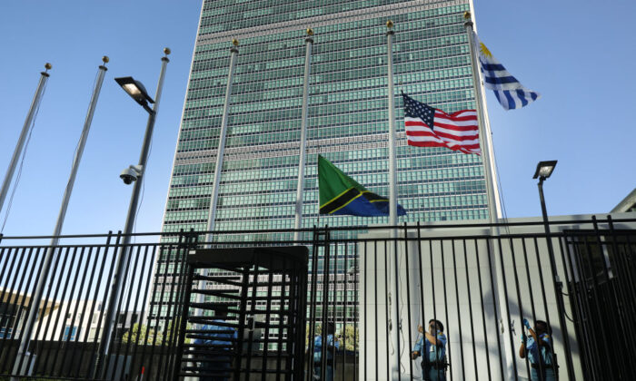 The United Nations (UN) headquarters stands in Manhattan in New York City on Sept. 19, 2019. (Spencer Platt/Getty Images)