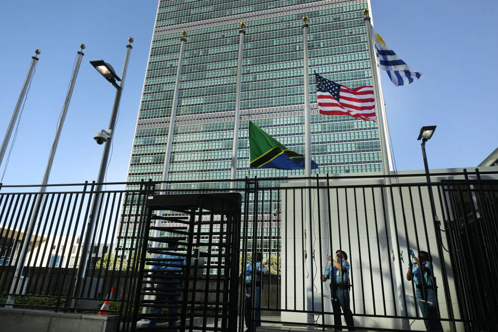The United Nations (UN) headquarters stands in Manhattan in New York City on Sept. 19, 2019. (Spencer Platt/Getty Images)