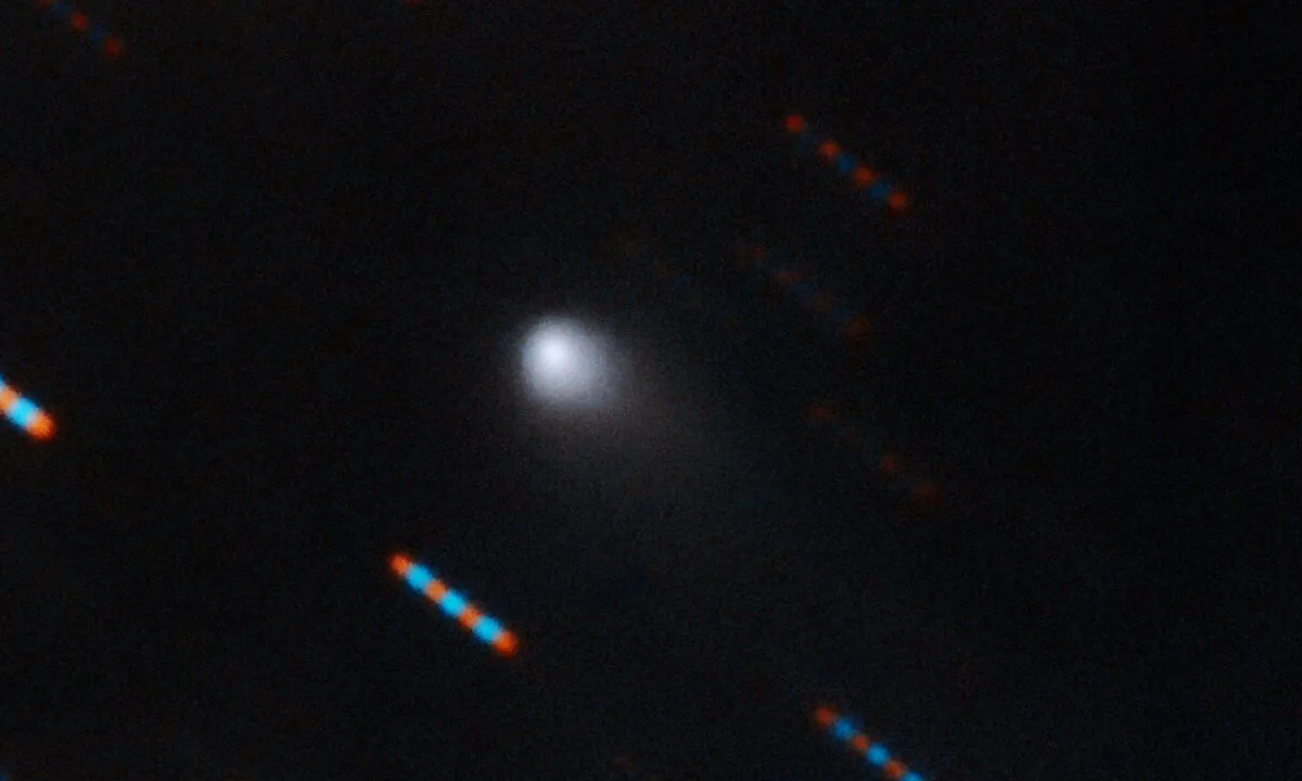 The interstellar object was spotted by the amateur astronomer Gennady Borisov, from MARGO observatory, Crimea, on Aug. 30, 2019. (International Astronomical Union)