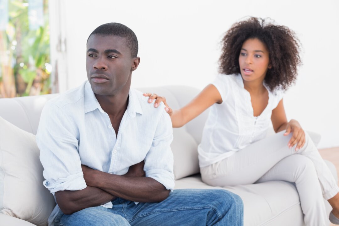 Women often prefer talking as a way to deal with difficult emotions, but for many men, talking doesn't feel like a safe way to process emotion. (wavebreakmedia/Shutterstock)