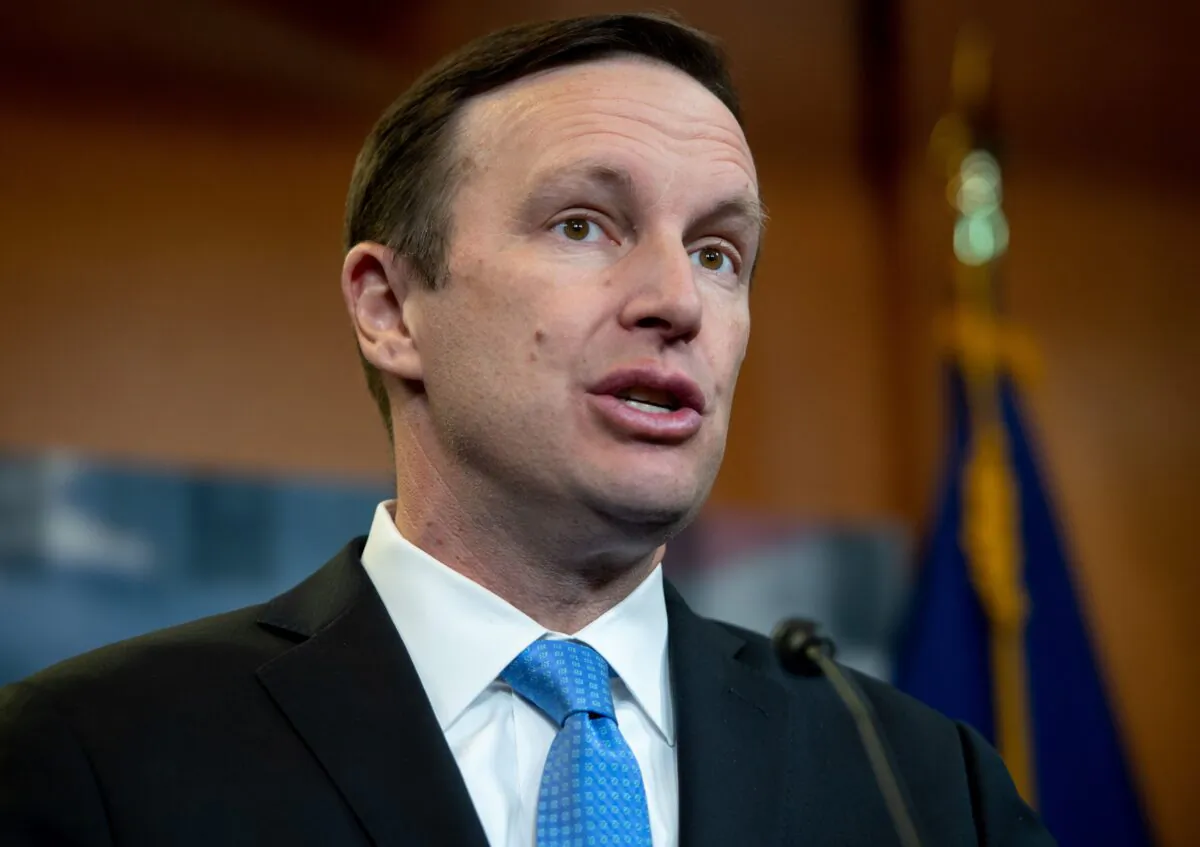 Sen. Chris Murphy (D-Conn.) speaks in a file photograph. (Saul Loeb/AFP/Getty Images)