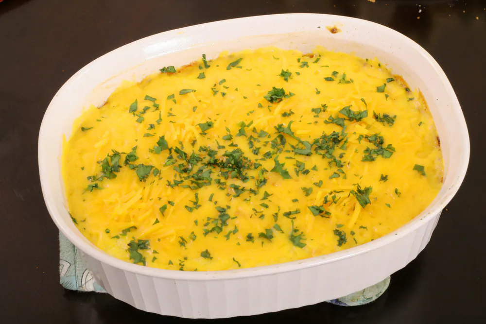 Cheese grits casserole. (Shutterstock)