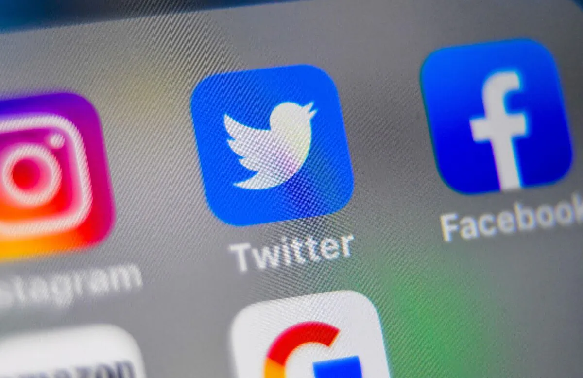 Logos of Twitter and other social networking websites in a file photo. (Denis Charlet/AFP/Getty Images)