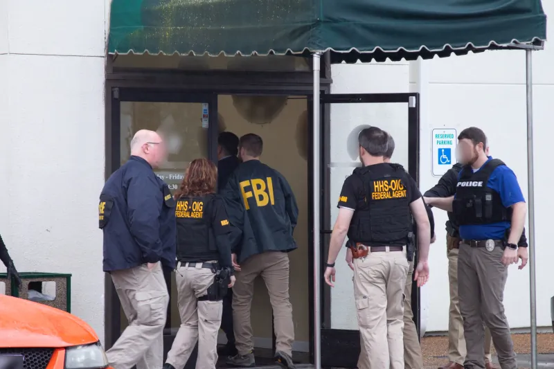 File photo showing members of the ARPO strike force during a sting operation in April. (OIG)
