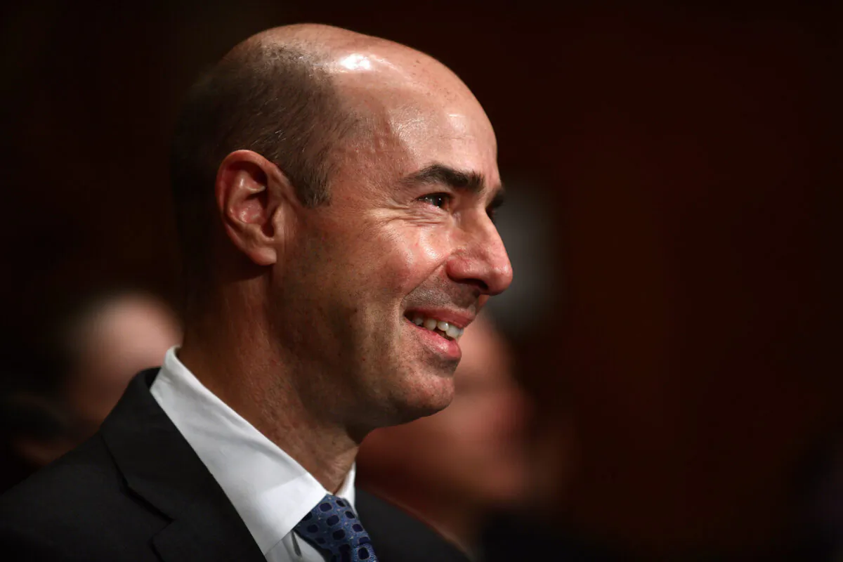Eugene Scalia attends his confirmation hearing to become the next Labor Secretary in front of the the Senate Committee on Health, Education, Labor and Pensions in Washington on Sept. 19, 2019. (Astrid Riecken/Getty Images)