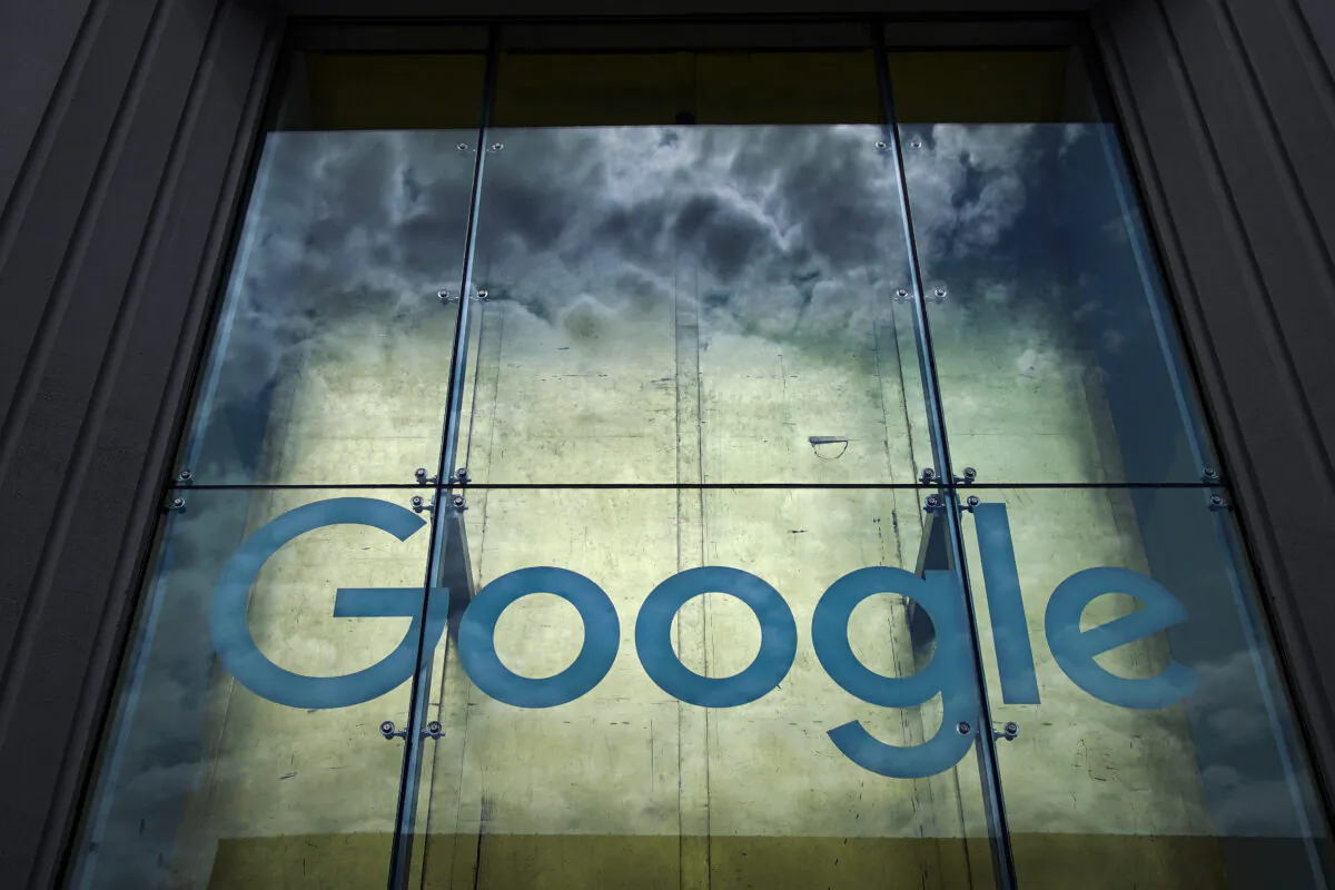 The Google logo outside of the company's New York City office on June 3, 2019. (Drew Angerer/Getty Images)