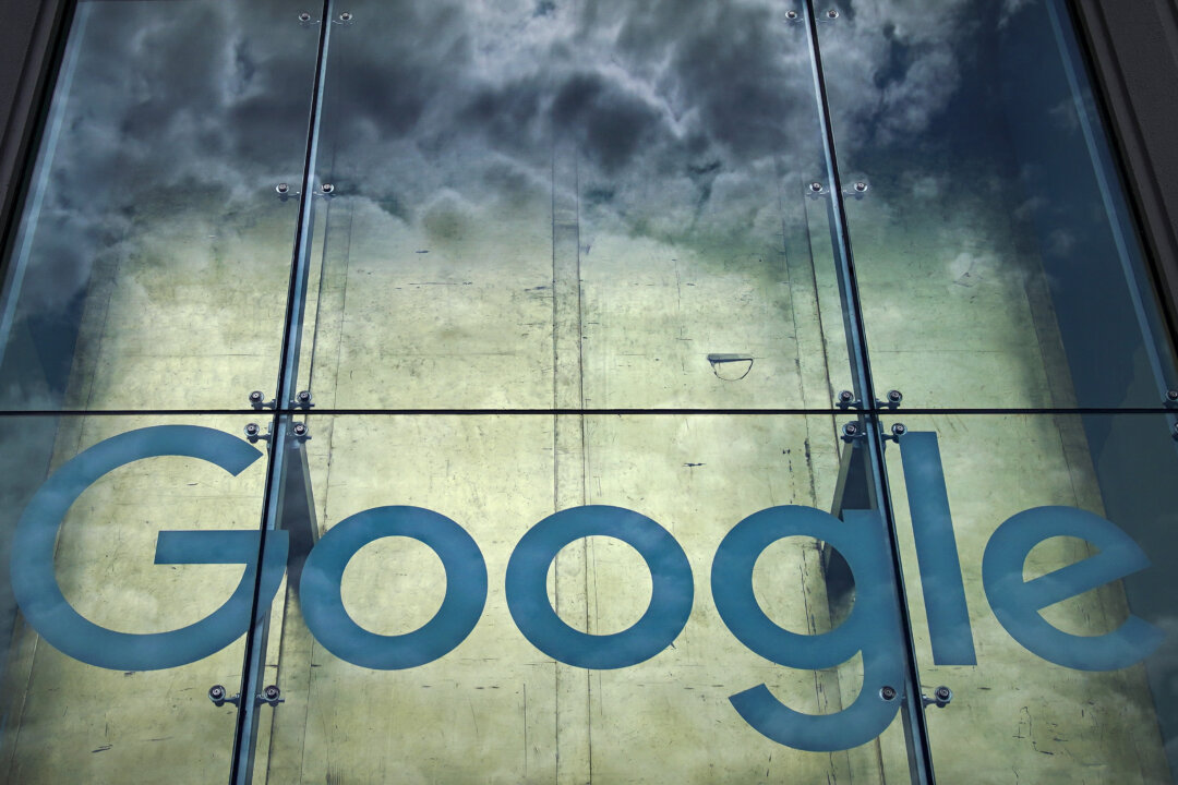 The Google logo outside of the company's New York City office on June 3, 2019. (Drew Angerer/Getty Images)