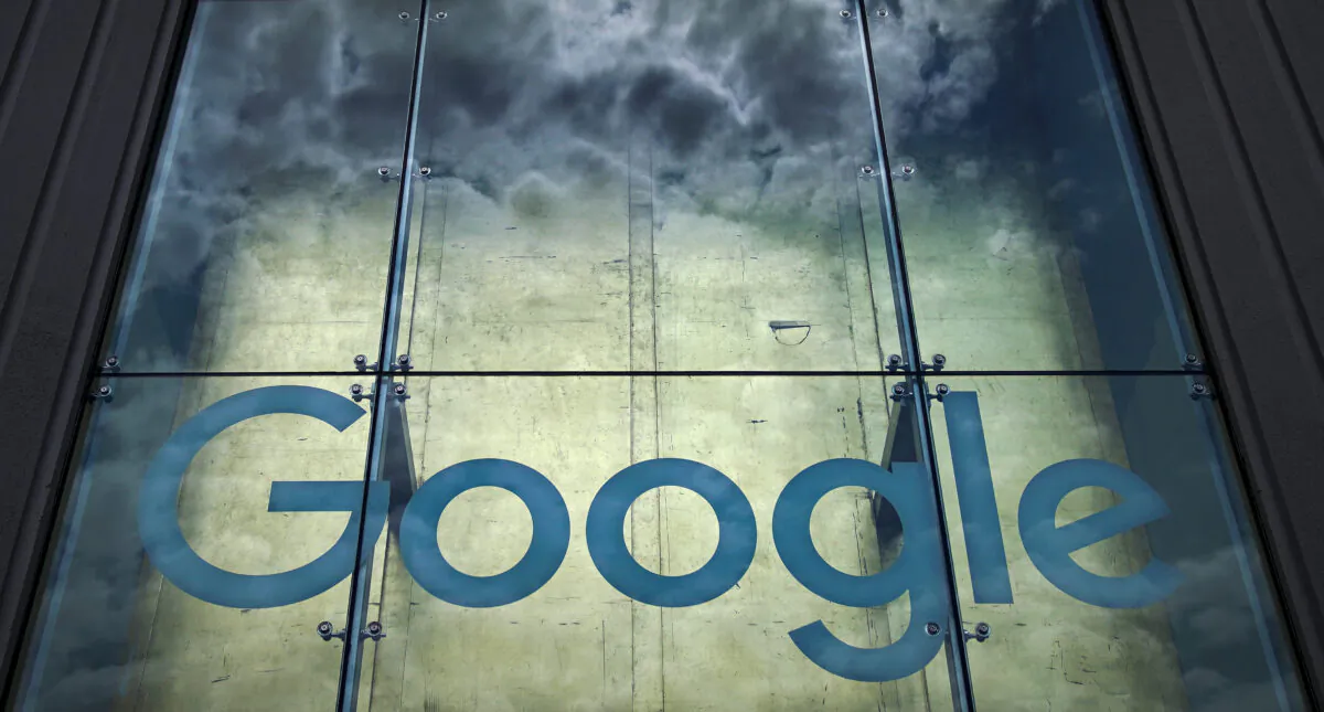 The Google logo outside of the company's New York City office on June 3, 2019. (Drew Angerer/Getty Images)