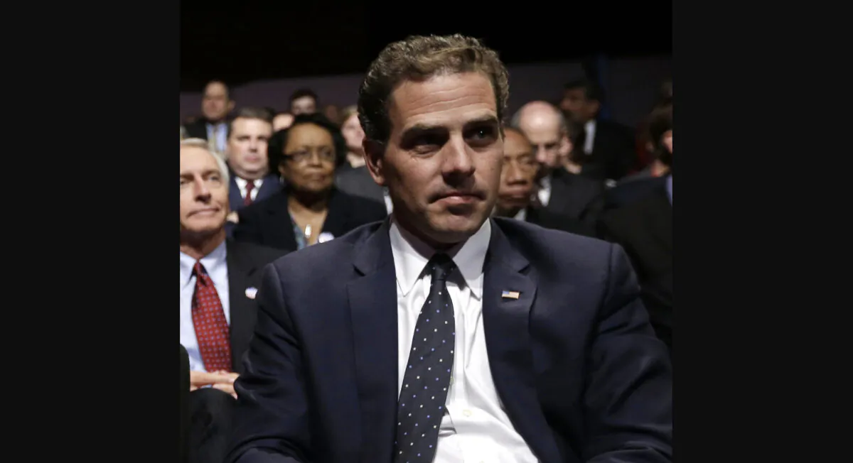 Hunter Biden, son of Vice President Joe Biden, waits for the start of the his father's debate at Centre College in Danville, Ky., on Oct. 11, 2012. (Pablo Martinez Monsivais/AP Photo)