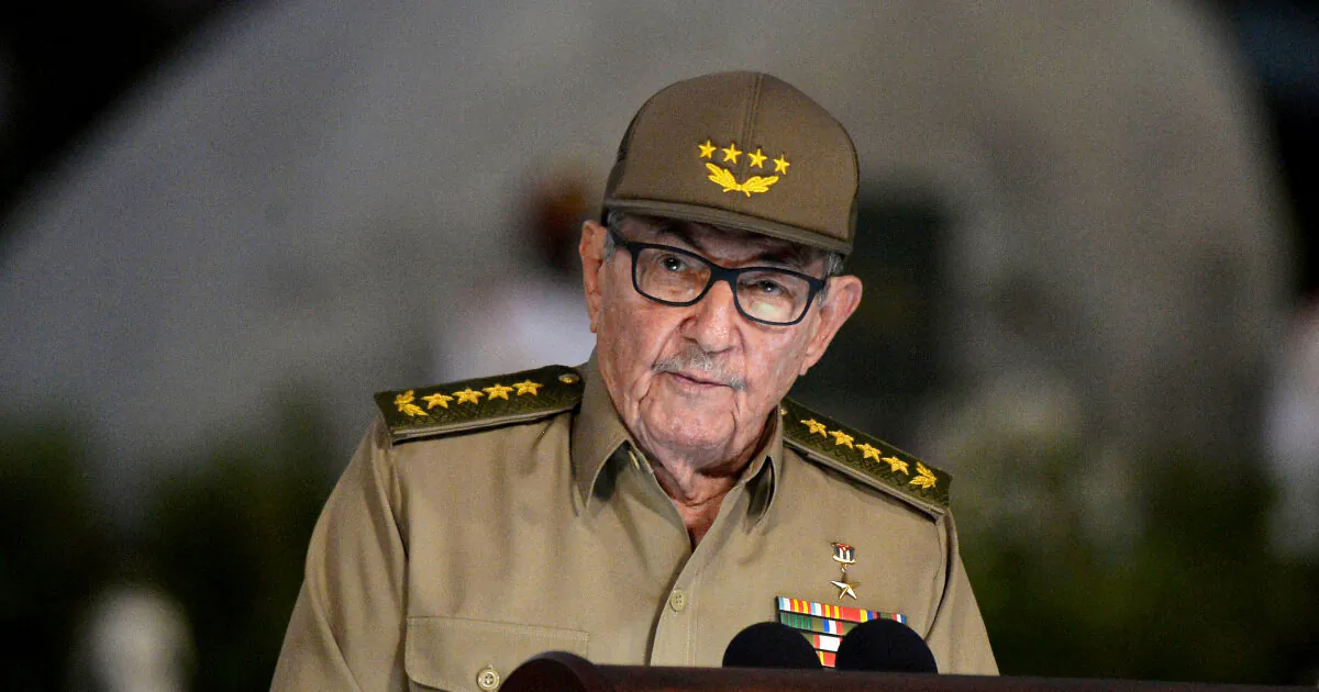 Cuban First Secretary of Communist Party Raul Castro Ruz gives a speech, on Jan. 1, 2019. (Yamil Lage/Pool via Reuters)
