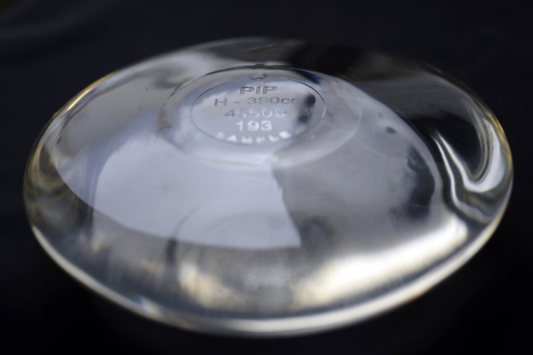 A breast implant. (GERARD JULIEN/AFP/Getty Images)