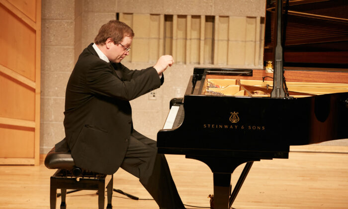Maxim Ankiushin at the NTD International Piano Competition in New York. (Epoch Times)