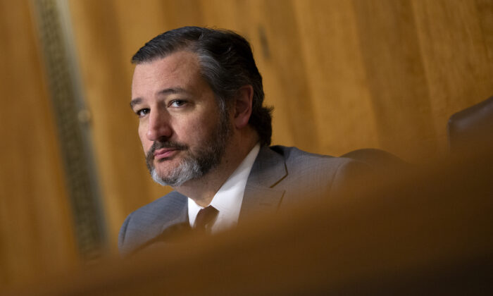 U.S. Sen. Ted Cruz (R-Texas) listens during the nomination hearing of Kelly Craft, President Trump's nominee to be Representative to the United Nations, before the Senate Foreign Relations Committee in Washington on June 19, 2019. (Stefani Reynolds/Getty Images)