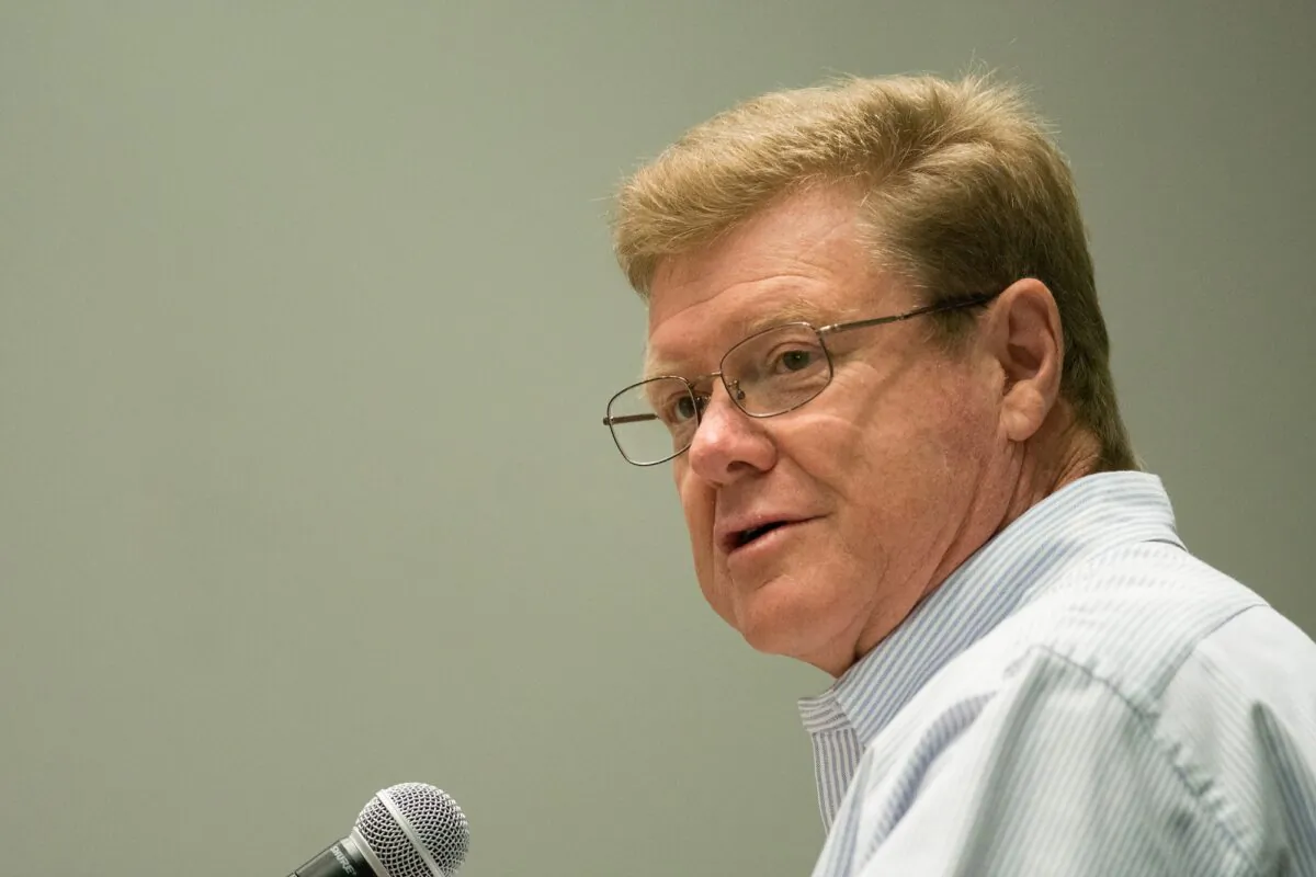 US Rep. Mark Amodei (R-Nevada) speaks at a 2017 town hall in Reno. Amodei may be Nevada’s only incumbent with a relatively easy path to reelection in November, although he faces a spirited challenge in his June 14 GOP primary. In the state’s three other congressional districts, incumbent Democrats await winners in Republican primaries for fall races that are rated as “toss-ups.” (Photo by David Calvert/Getty Images)