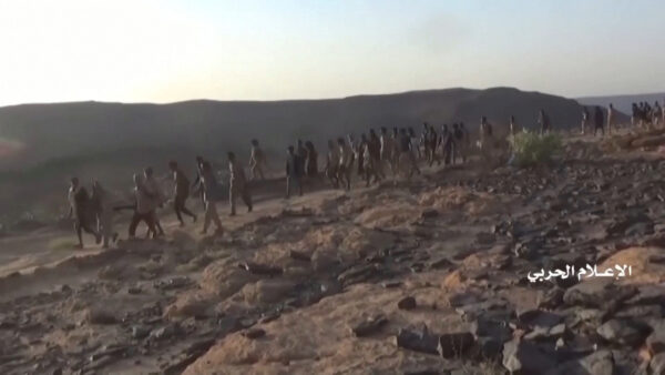 Photos from Houthis military media center