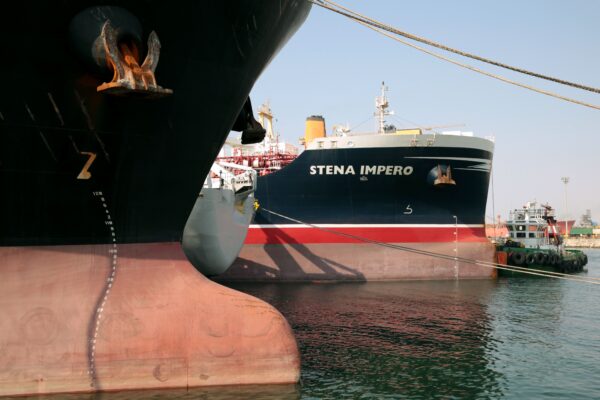 The British-flagged oil tanker Stena Impero