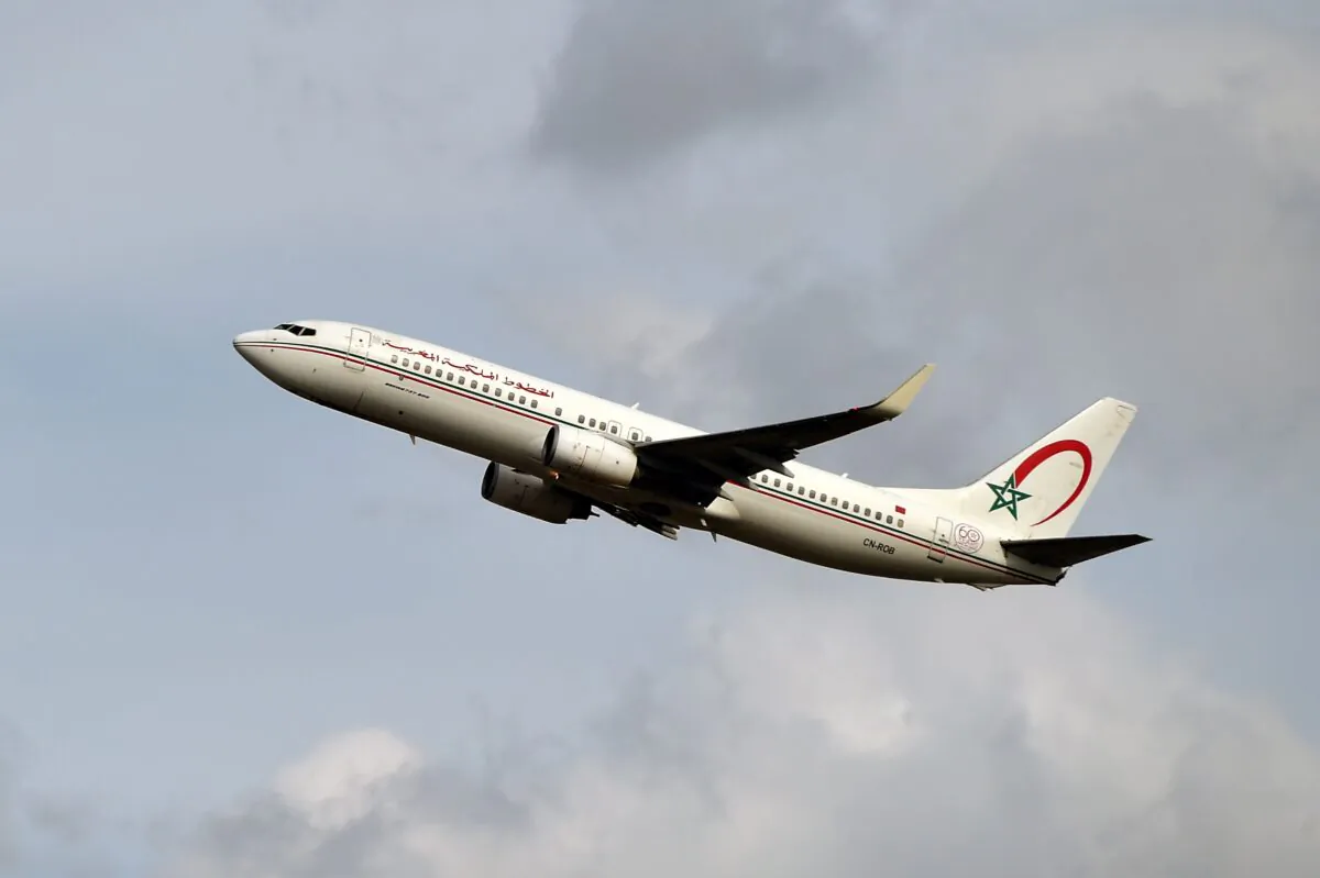 A Boeing 737 NG/Max of Morocco company Royal Air Maroc taking off from the Toulouse-Blagnac airport, near Toulouse, on Sept. 27, 2019 (Pascal Pavani/AFP/Getty Images)