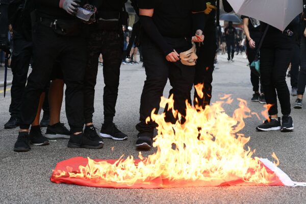 TOPSHOT-HONG KONG-CHINA-politics-unrest-CRIME