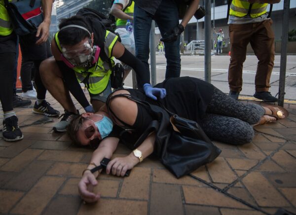 HONG KONG-CHINA-POLITICS-UNREST-CRIME