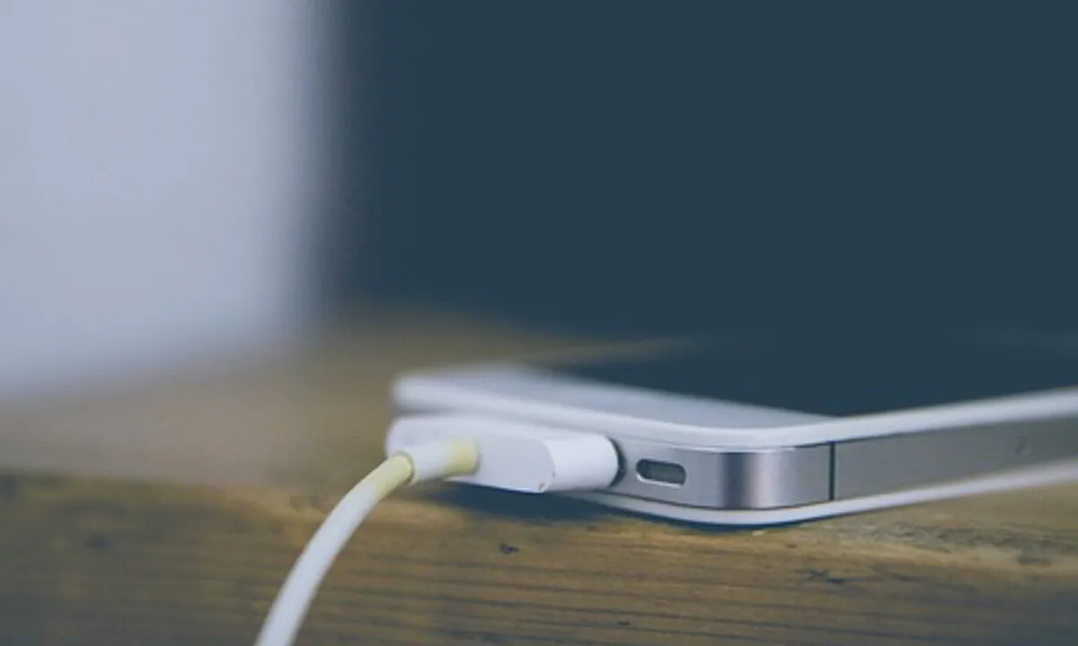 Stock image of a charging cellphone. (Markusspiske/Pixabay)